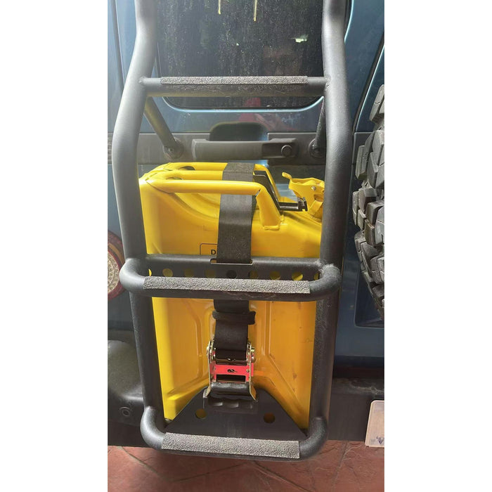 Dirtbox Overland Ineos Grenadier Rear Ladder with Jerry Can Holder | No-Drill Overland Accessory