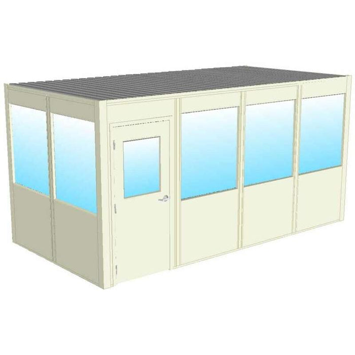 National Partitions Modular In-Plant Office 8x16x9-high