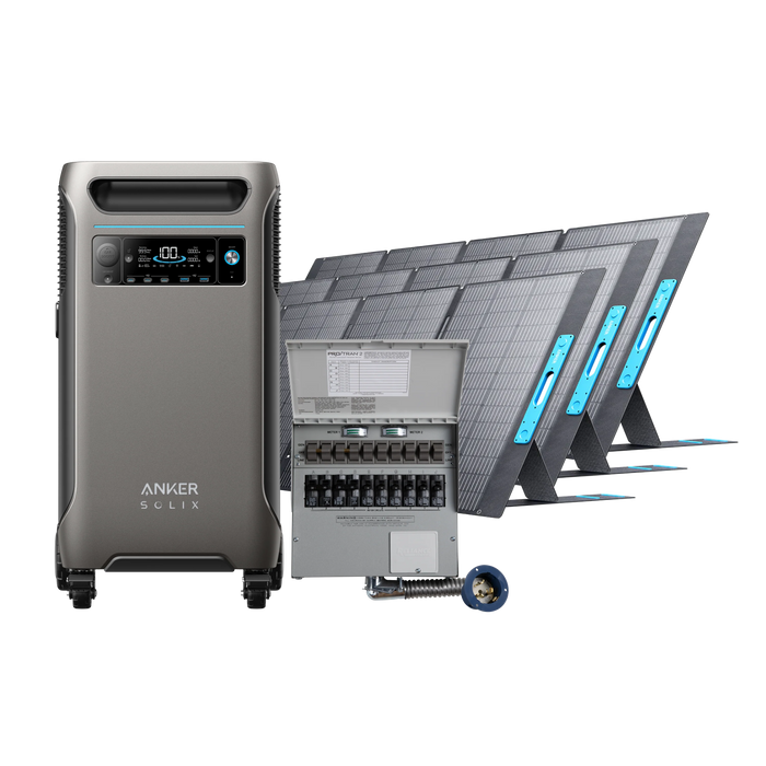 Anker SOLIX F3800 + Home Backup Kit (Transfer switch)