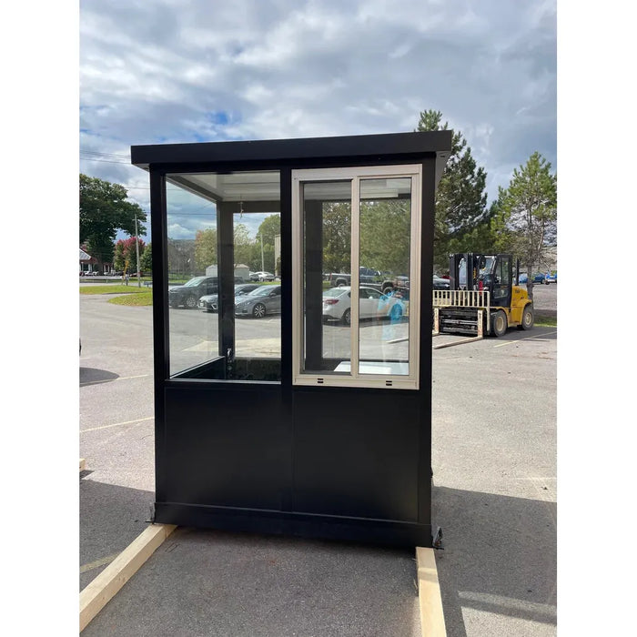 Austin Mohawk 4 x 6 Guard Booth / Parking Booth Black