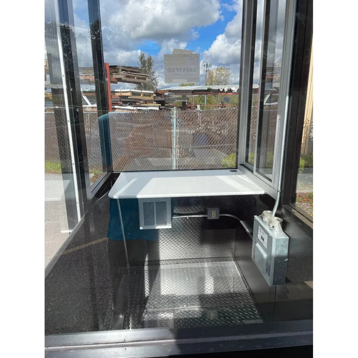 Austin Mohawk 4 x 6 Guard Booth / Parking Booth Black