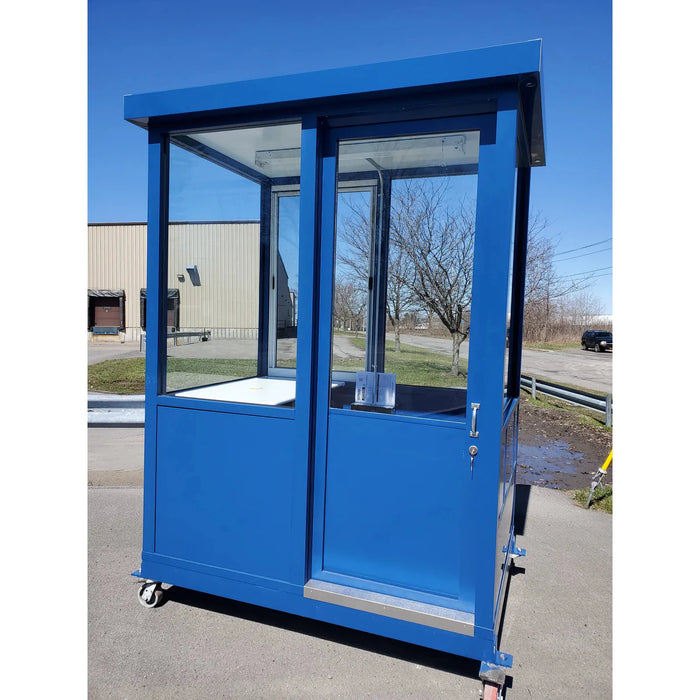 Austin Mohawk 4 x 6 Guard Booth / Parking Booth Blue