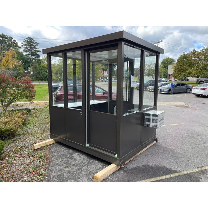 Austin Mohawk 6 x 8 Guard Booth / Parking Booth Bronze With AC
