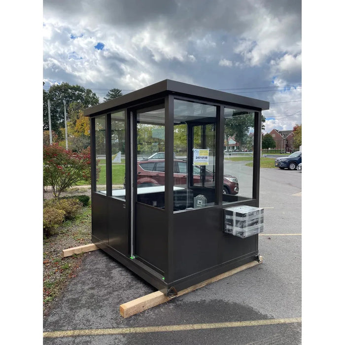 Austin Mohawk 6 x 8 Guard Booth / Parking Booth Bronze With AC