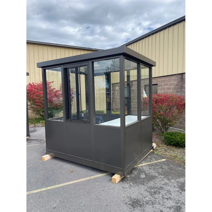 Austin Mohawk 6 x 8 Guard Booth / Parking Booth Bronze With AC