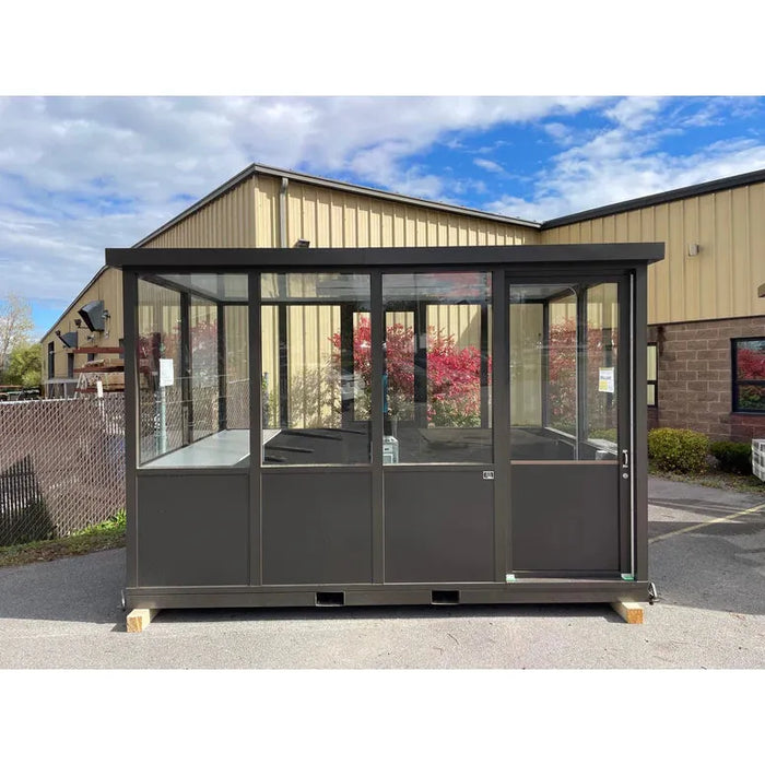 Austin Mohawk 8 x 12 Guard Booth / Parking Booth Bronze With AC