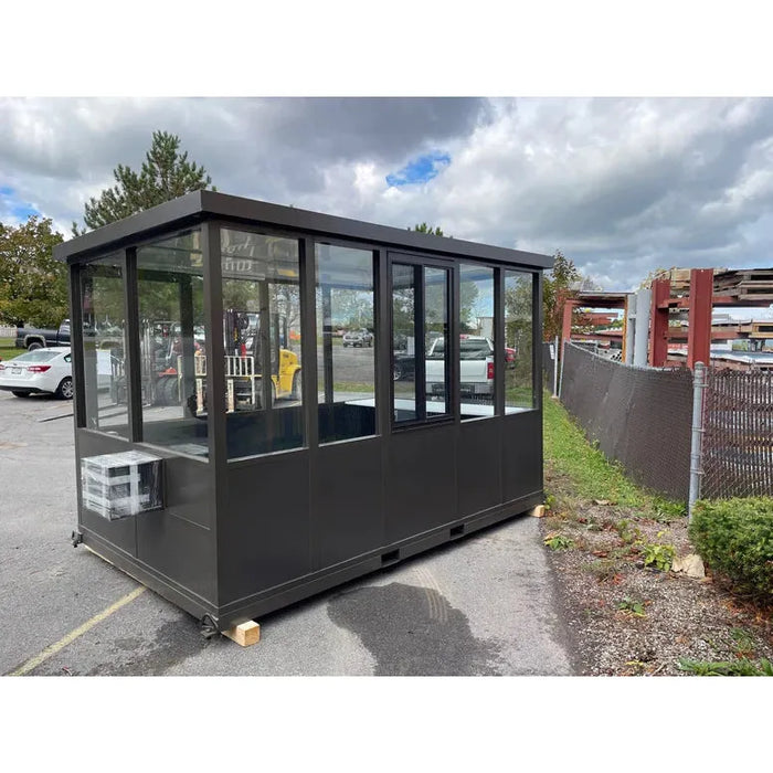 Austin Mohawk 8 x 12 Guard Booth / Parking Booth Bronze With AC