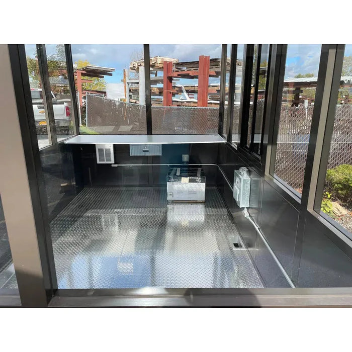 Austin Mohawk 8 x 12 Guard Booth / Parking Booth Bronze With AC