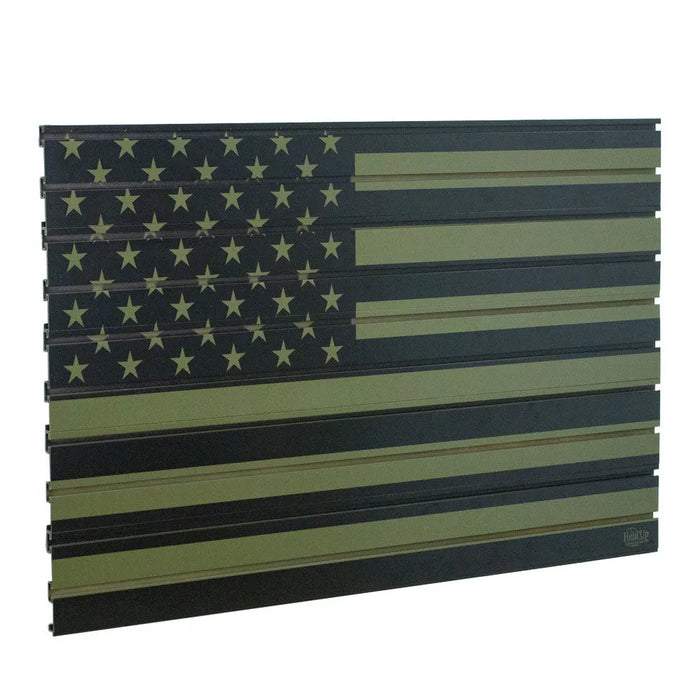 Hold Up Displays HDSW2-2.5X4-GF American Flag Strongwall Olive Drab Green