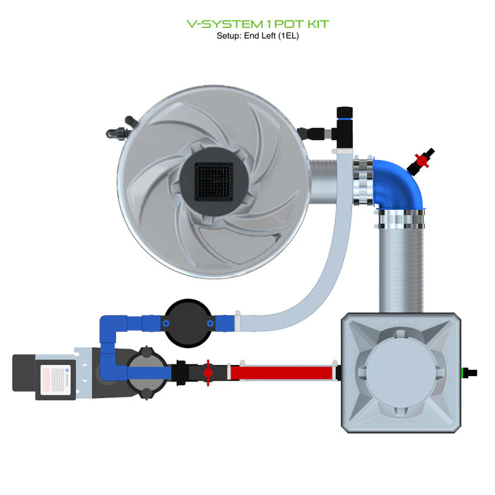 Alien Hydroponics V-SYSTEM 1 Pot Kit