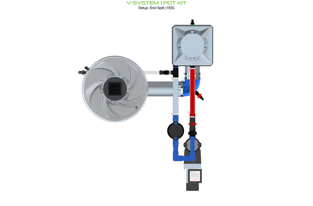 Alien Hydroponics V-SYSTEM 1 Pot Kit