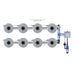 Alien Hydroponics V-SYSTEM 8 Pot 2 Row Kit