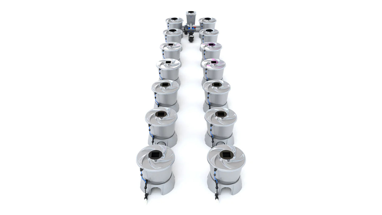 Alien Hydroponics V-SYSTEM 14 Pot 2 Row Kit