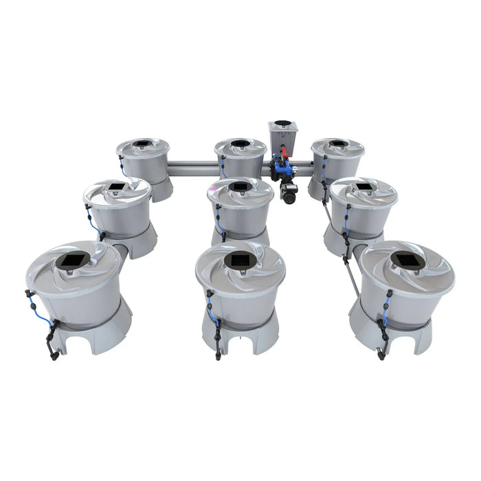 Alien Hydroponics V-SYSTEM 9 Pot 3 Row Kit