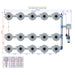 Alien Hydroponics V-SYSTEM 15 Pot 3 Row Kit