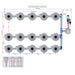 Alien Hydroponics V-SYSTEM 15 Pot 3 Row Kit