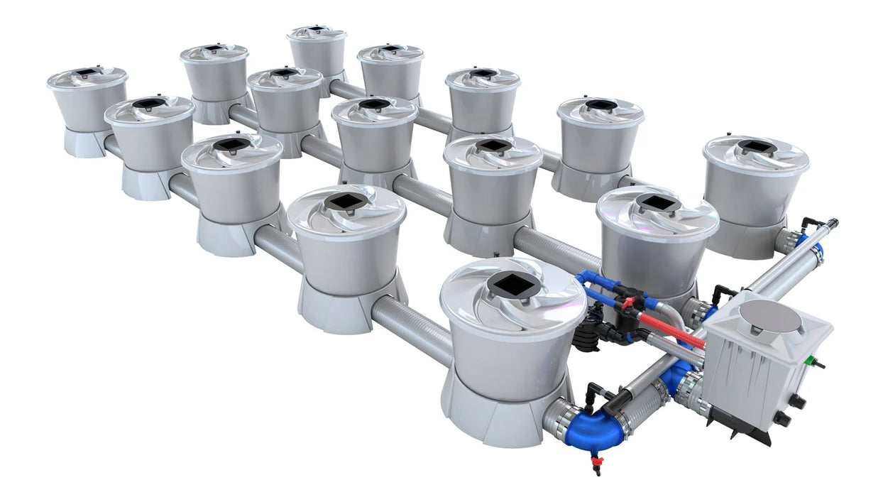 Alien Hydroponics V-SYSTEM 15 Pot 3 Row Kit