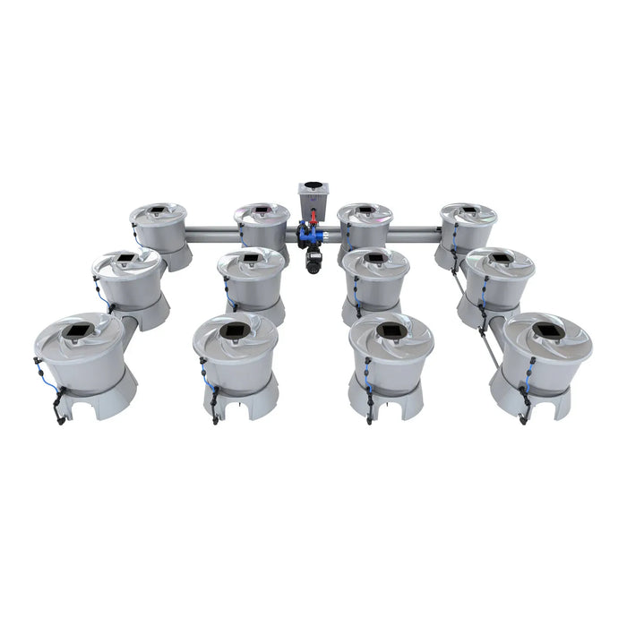 Alien Hydroponics V-SYSTEM 12 Pot 4 Row Kit