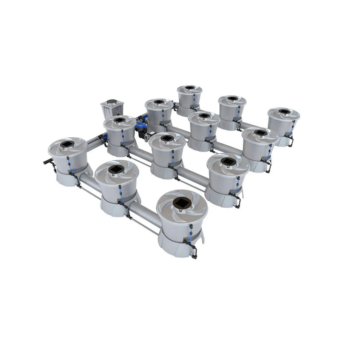Alien Hydroponics V-SYSTEM 12 Pot 4 Row Kit