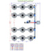Alien Hydroponics V-SYSTEM 12 Pot 4 Row Kit