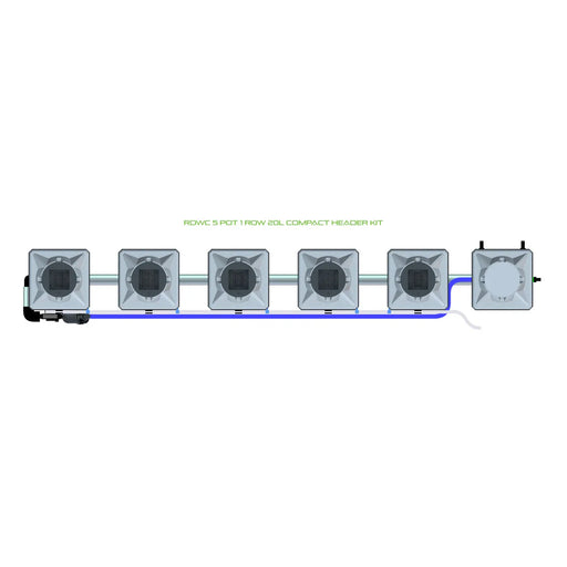 Alien Hydroponics RDWC 5 Pot 1 Row Kit