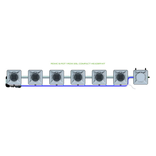 Alien Hydroponics RDWC 6 Pot 1 Row Kit