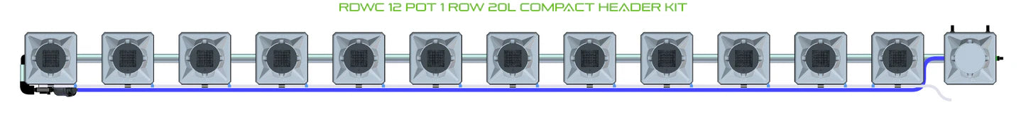 Alien Hydroponics RDWC 12 Pot 1 Row Kit