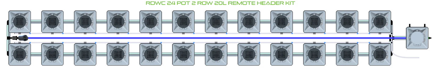 Alien Hydroponics RDWC 24 Pot 2 Row Kit