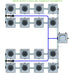 Alien Hydroponics RDWC 16 Pot 4 Row Kit