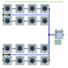 Alien Hydroponics RDWC 16 Pot 4 Row Kit