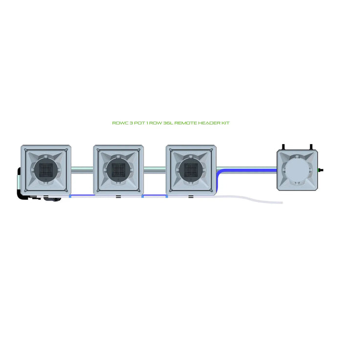 Alien Hydroponics RDWC 3 Pot 1 Row Kit