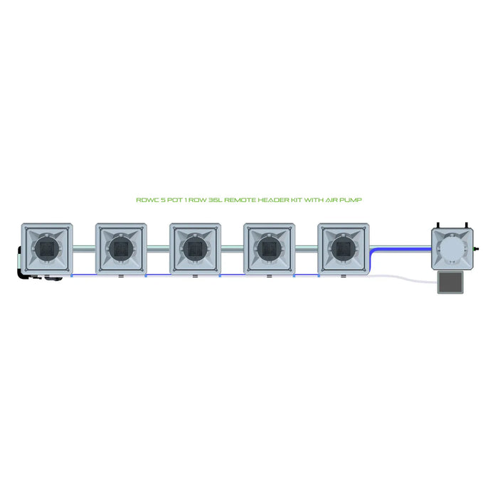 Alien Hydroponics RDWC 5 Pot 1 Row Kit
