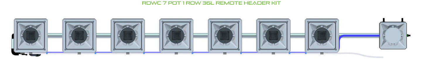 Alien Hydroponics RDWC 7 Pot 1 Row Kit