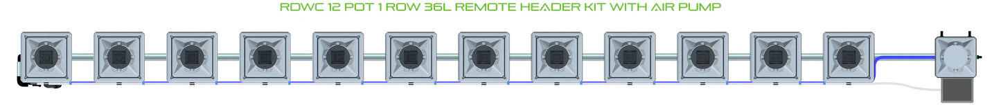 Alien Hydroponics RDWC 12 Pot 1 Row Kit