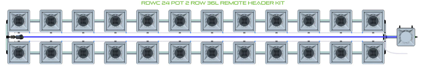 Alien Hydroponics RDWC 24 Pot 2 Row Kit