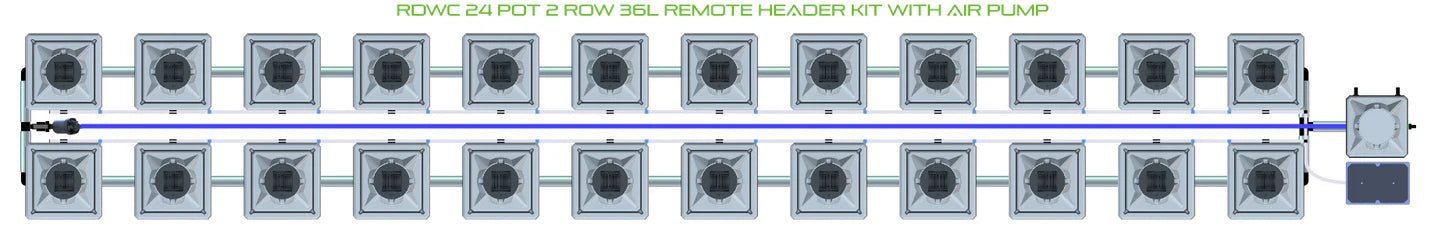 Alien Hydroponics RDWC 24 Pot 2 Row Kit