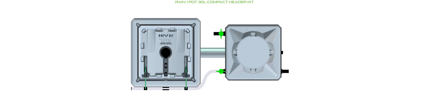 Alien Hydroponics RAIN 1 Pot Kit