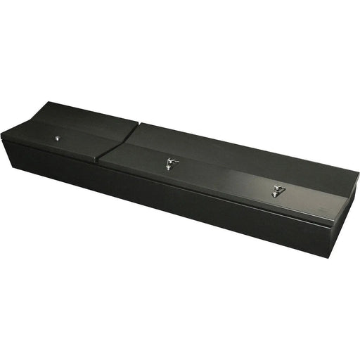 Underseat Lockbox - Full Length w/ Keyed Lock for Ford F150 SuperCrew, Black - Ironclad Sentry