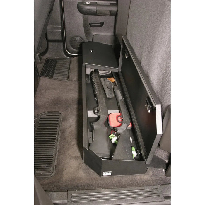 Underseat Lockbox - Full Length w/ Keyed Lock for Chevrolet Silverado & GMC Sierra, Black - Ironclad Sentry