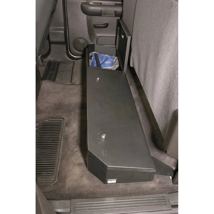 Underseat Lockbox - Full Length w/ Keyed Lock for Chevrolet Silverado & GMC Sierra, Black - Ironclad Sentry