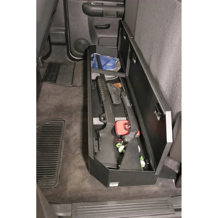 Underseat Lockbox - Full Length w/ Keyed Lock for Chevrolet Silverado & GMC Sierra, Black - Ironclad Sentry