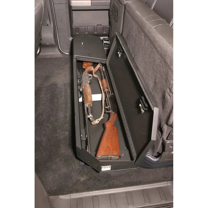 Underseat Lockbox w/ Keyed Lock for Ford F250 & F350 SuperDuty, Black - Ironclad Sentry