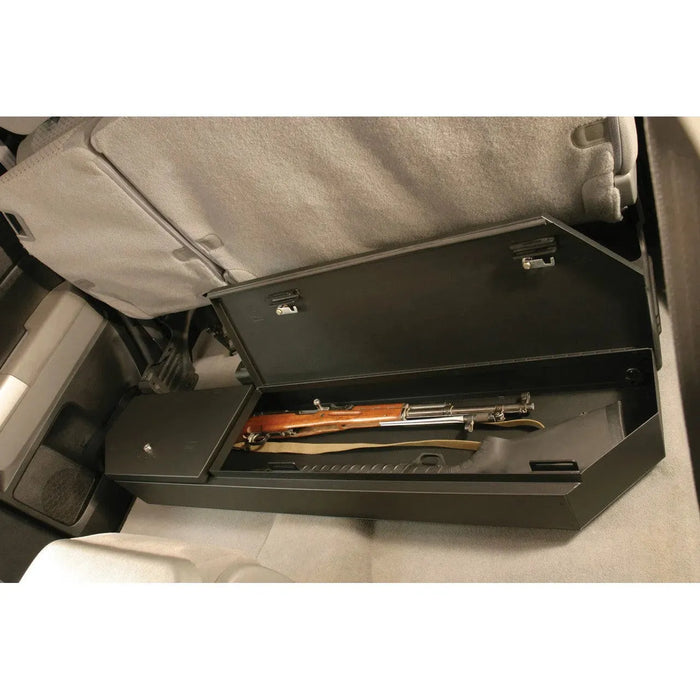 Underseat Lockbox w/ Keyed Lock for Toyota Tundra Double Cab; 2007-2021, Black - Ironclad Sentry