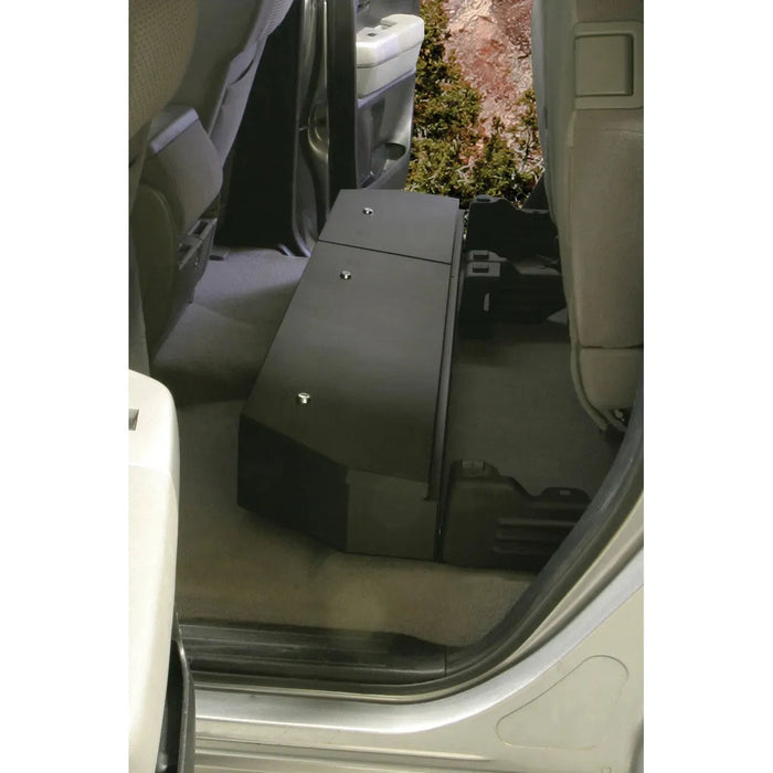 Underseat Lockbox w/ Keyed Lock for Toyota Tundra Double Cab; 2007-2021, Black - Ironclad Sentry