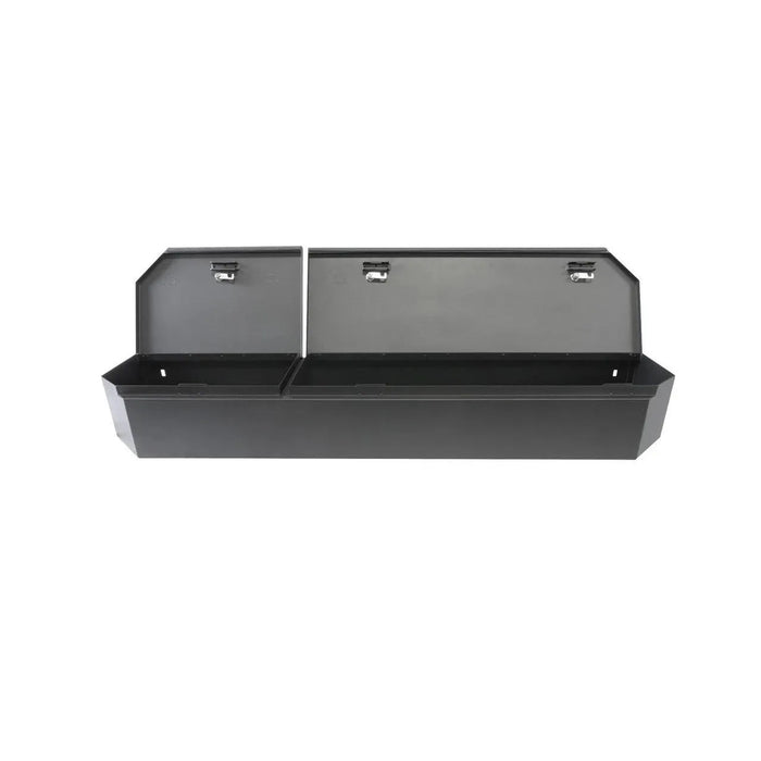 Underseat Lockbox w/ Keyed Lock for Ford F-Series SuperCrew, Black - Ironclad Sentry