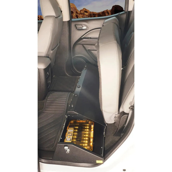 Underseat Drawer w/ Keyed Lock for Chevrolet Colorado & GMC Canyon, Black - Ironclad Sentry