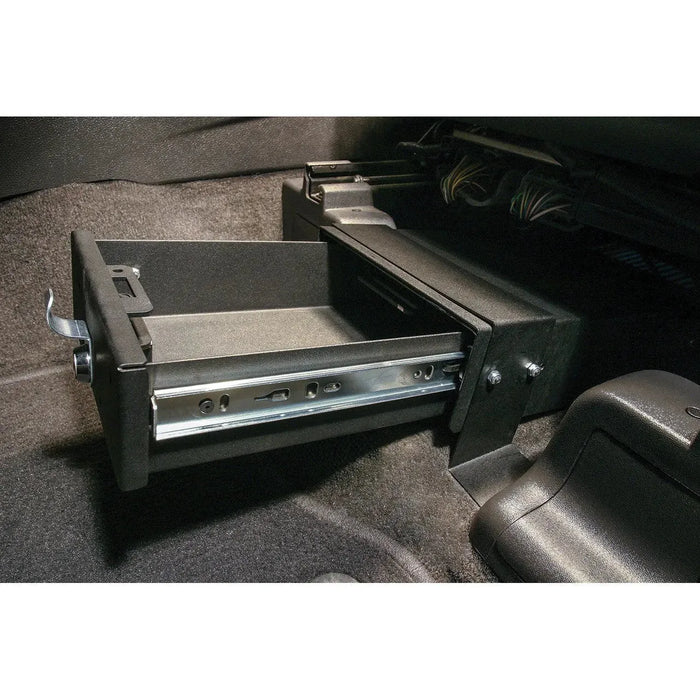 Underseat Drawer w/ Keyed Lock for Ford Explorer & Police Interceptor, 2011-2024, Black - Ironclad Sentry