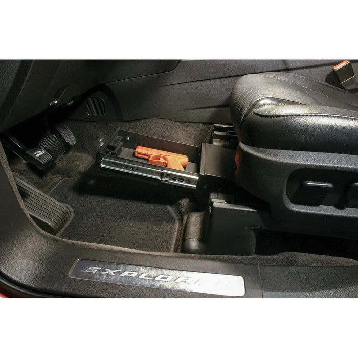 Underseat Drawer w/ Keyed Lock for Ford Explorer & Police Interceptor, 2011-2024, Black - Ironclad Sentry