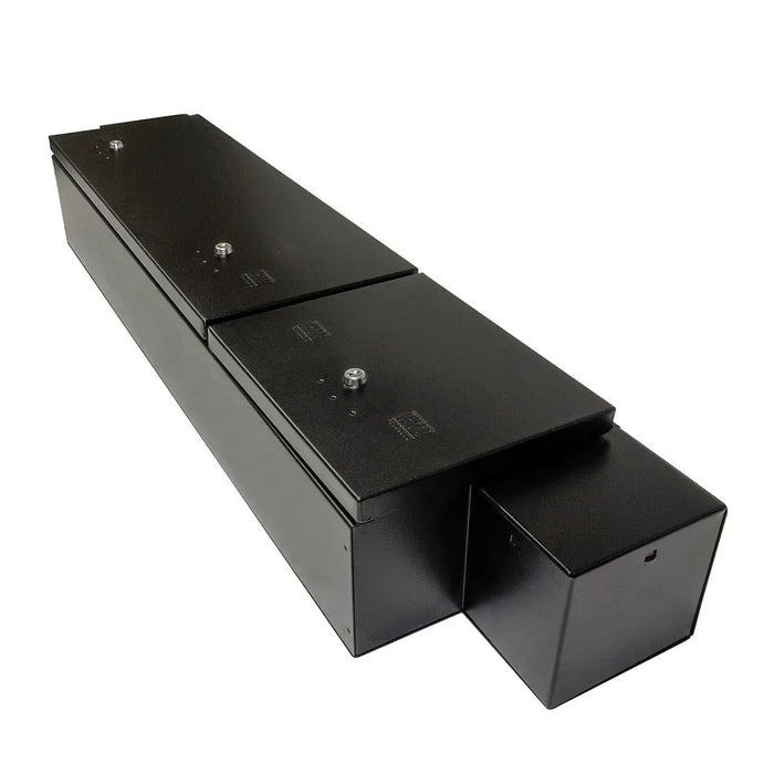 Underseat Lockbox w/ Key Lock for RAM Trucks Crew Cab, Black - Ironclad Sentry