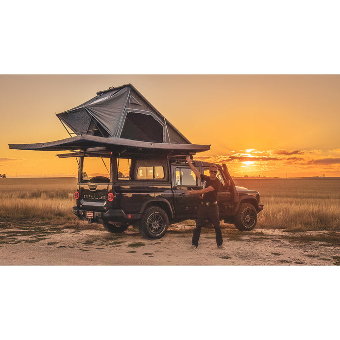Dirtbox Overland Canopy Camper – Modular Truck Camper Shell / Topper for Mid-Size & Full-Size Trucks (Tacoma, Rivian, Tundra, F-150, Quatermaster, Gladiator, Ram, Silverado)